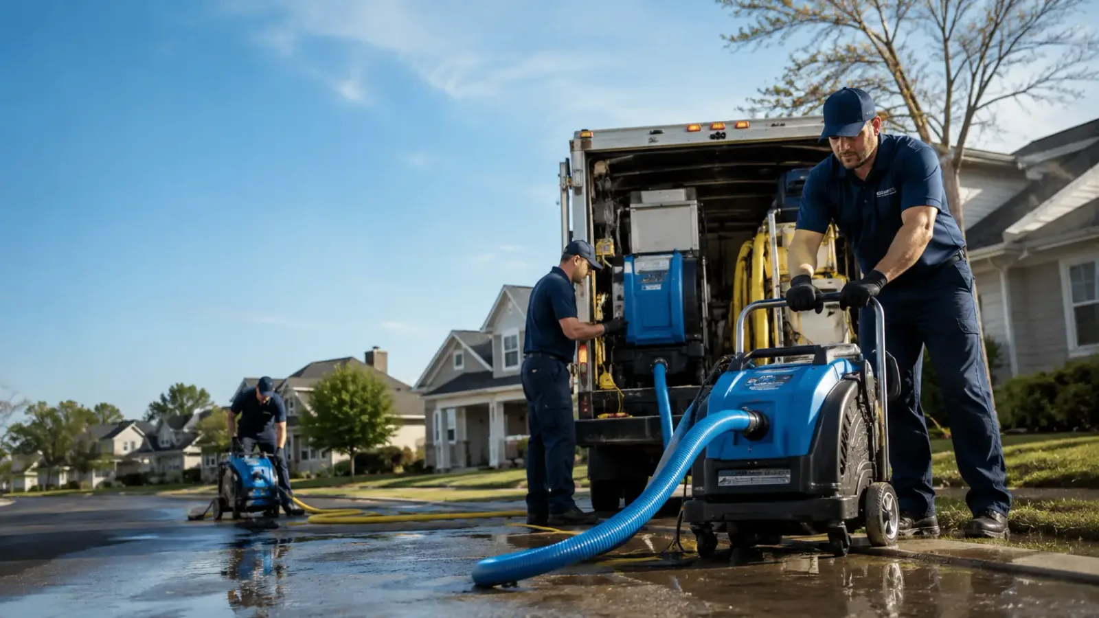 Flood Damage Cleanup in South Heart, ND